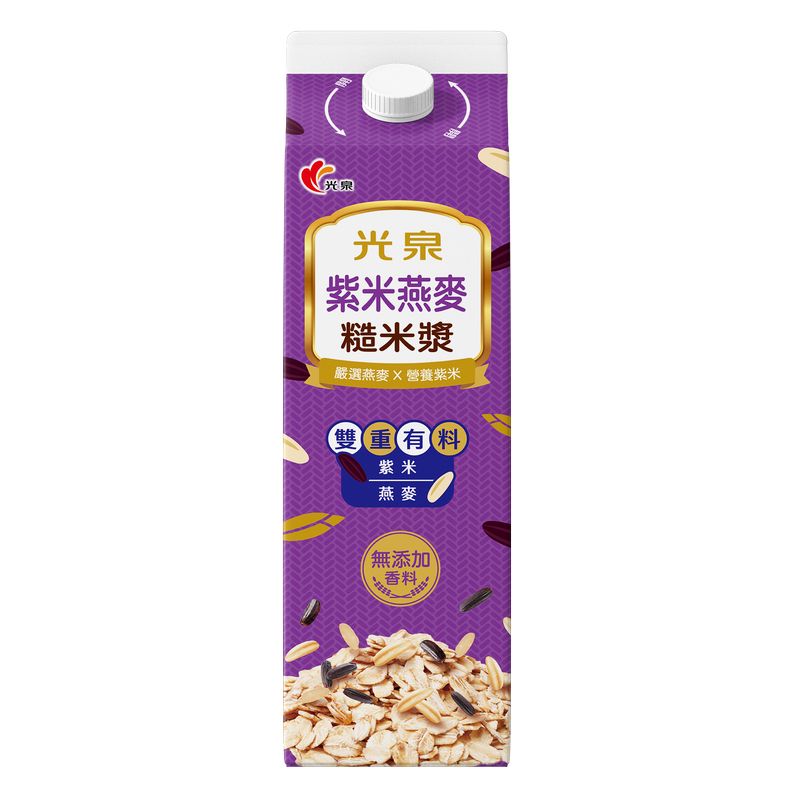 光泉米漿-紫米燕麥糙米漿936ml, , large