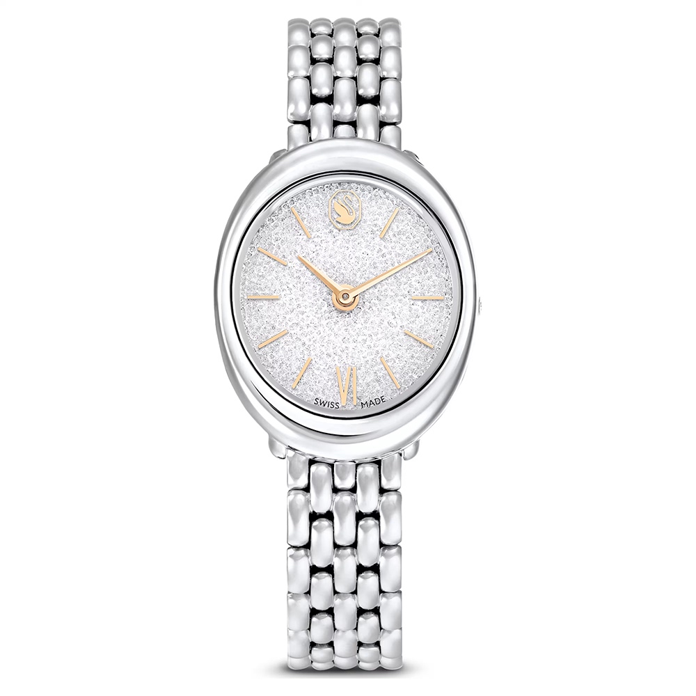 SWAROVSKI 施華洛世奇 Imber 璀璨水晶橢圓形手錶 女錶-37 x 30mm(5717590), , large