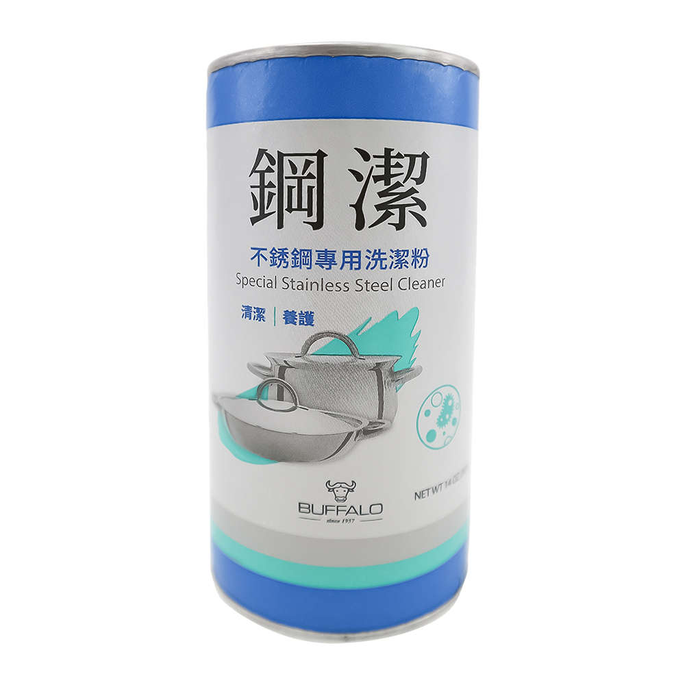 牛頭牌鋼潔不鏽鋼專用洗潔粉-2入, , large
