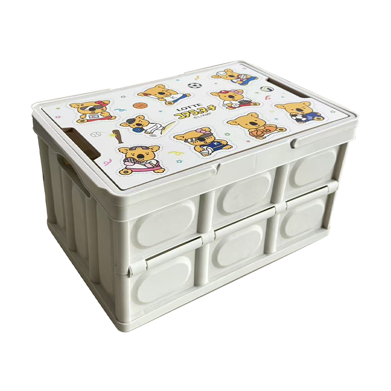 樂天小熊餅手提收納籃組, , large