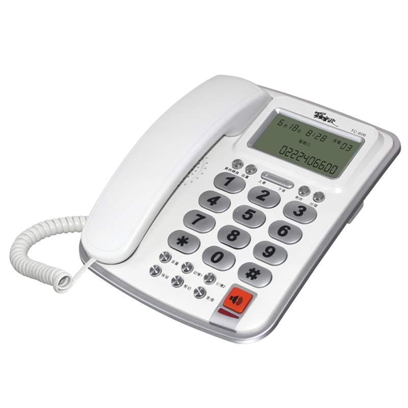 Romeo TC-606N Caller ID Cord Phone, , large