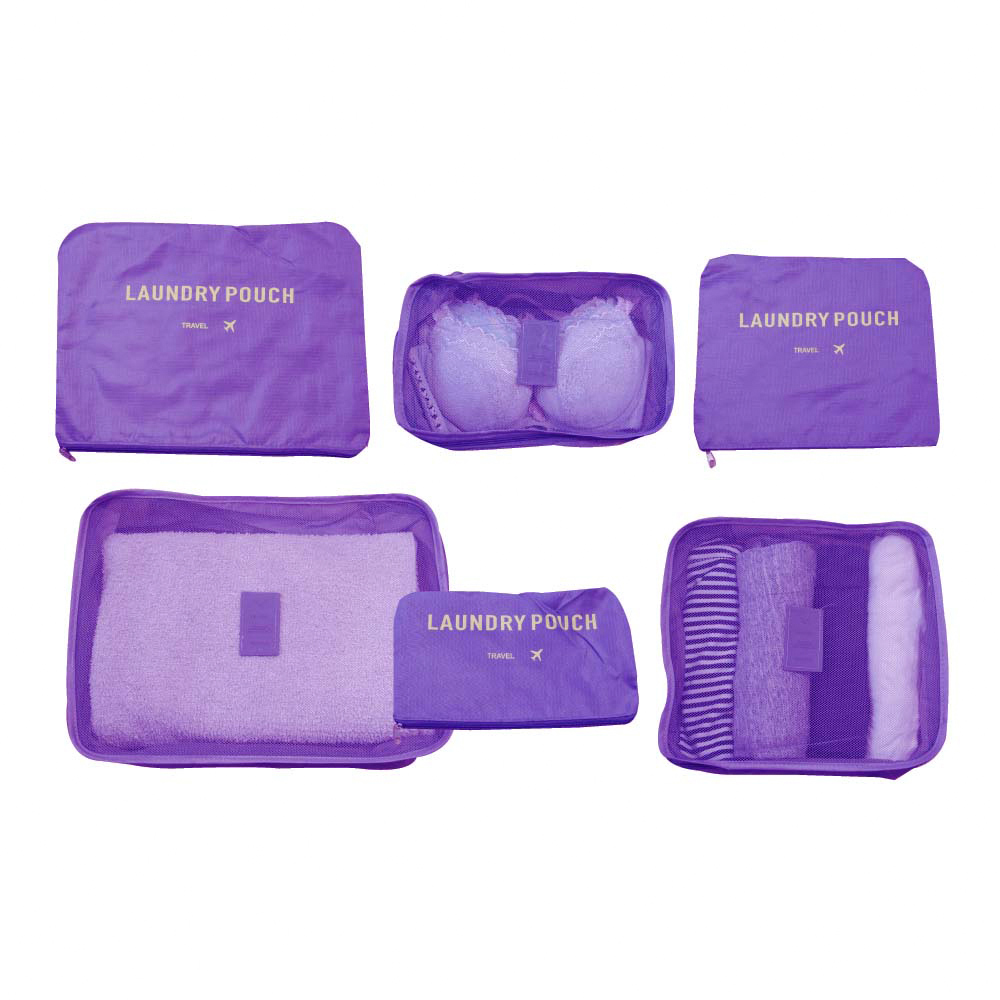 Travel Season Travel Bag color 6pcs Purple, , large