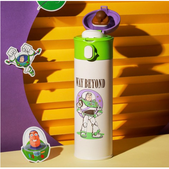 【BEDDYBEAR】480ml Trendy Bear-Shaped Insulated Mug with Transparent Interior and Bounce Design, , large