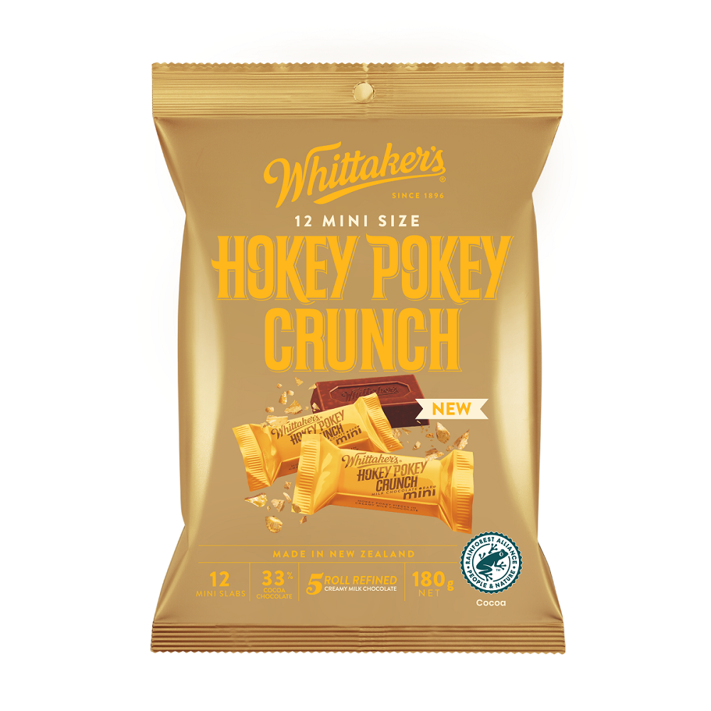 Whittakers Hokey Pokey Crunch Mini Slab, , large