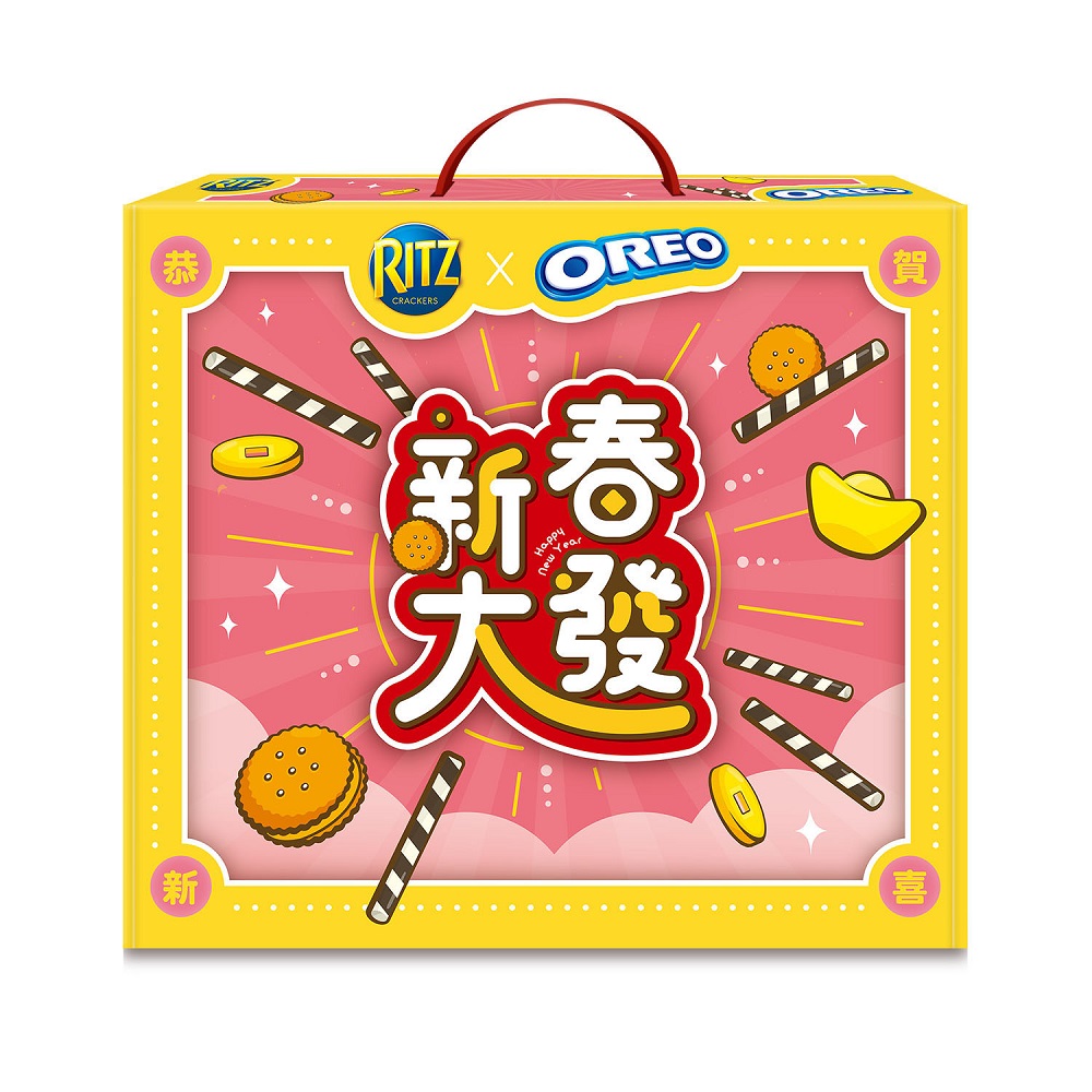 OREO x Ritz 新春大發禮盒 551g, , large