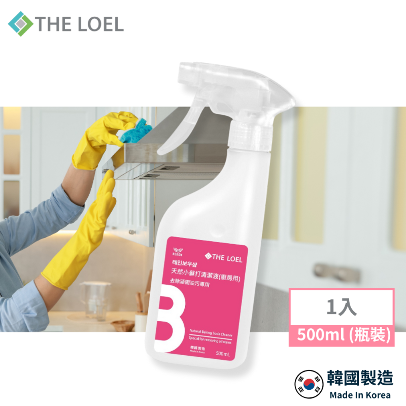 【THE LOEL】天然小蘇打廚房清潔液 500ml (瓶裝) x1入, , large