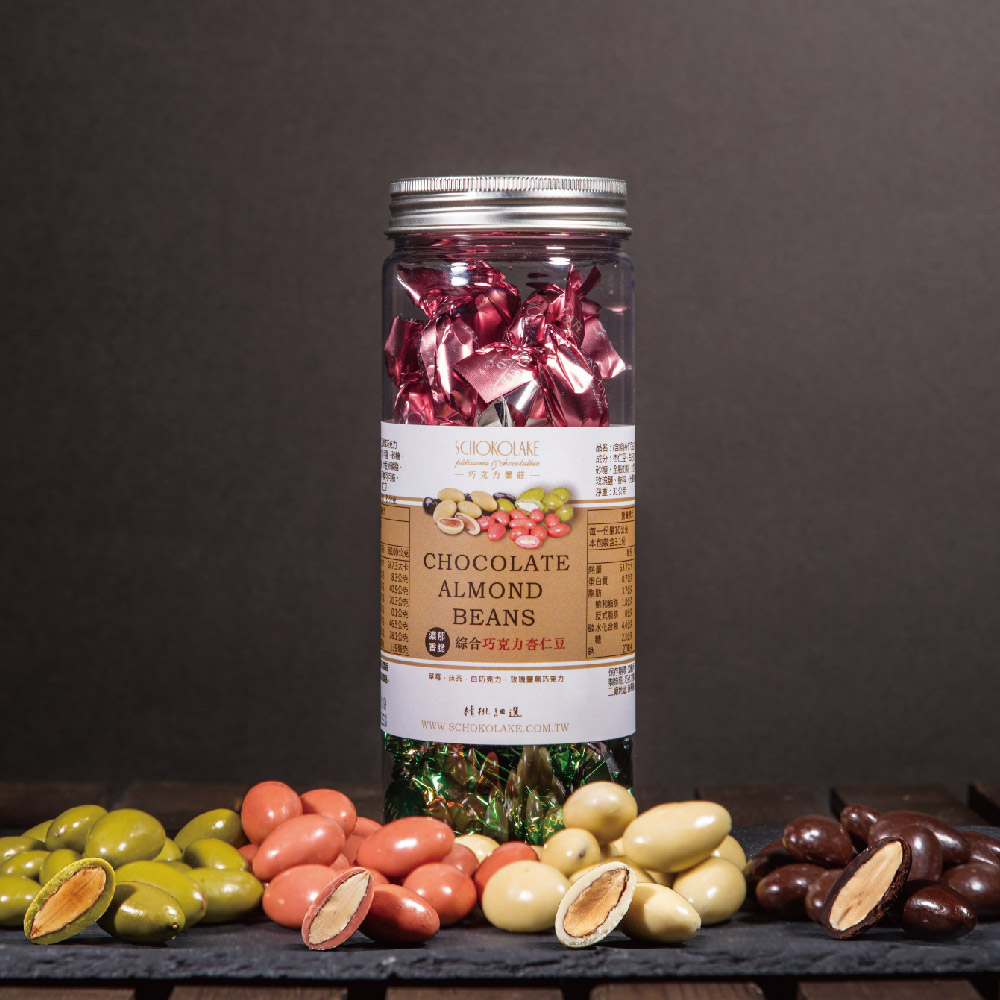 [巧克力雲莊]綜合杏仁豆巧克力125g