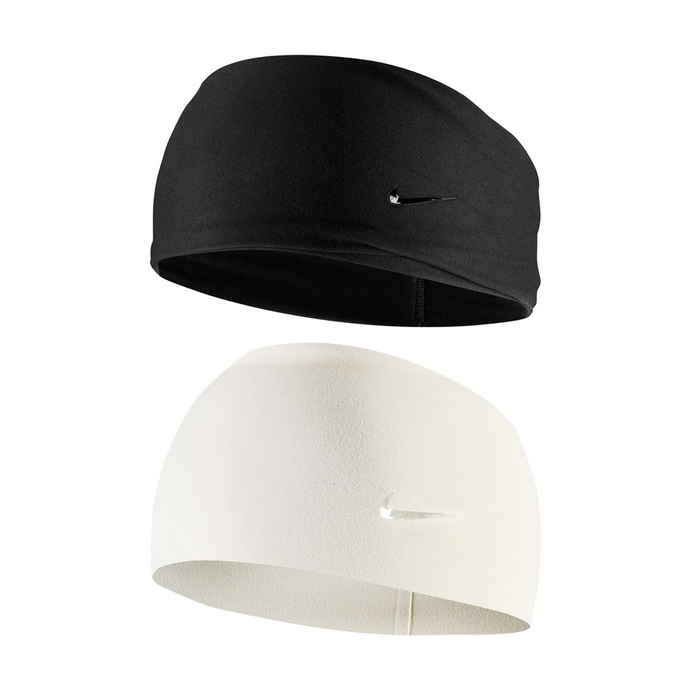 NIKE FURY ELEVATE 寬版頭帶 運動頭帶 止汗髮帶 健身 訓練 吸濕 排汗 乾爽 柔軟 刷毛 黑 米白, , large