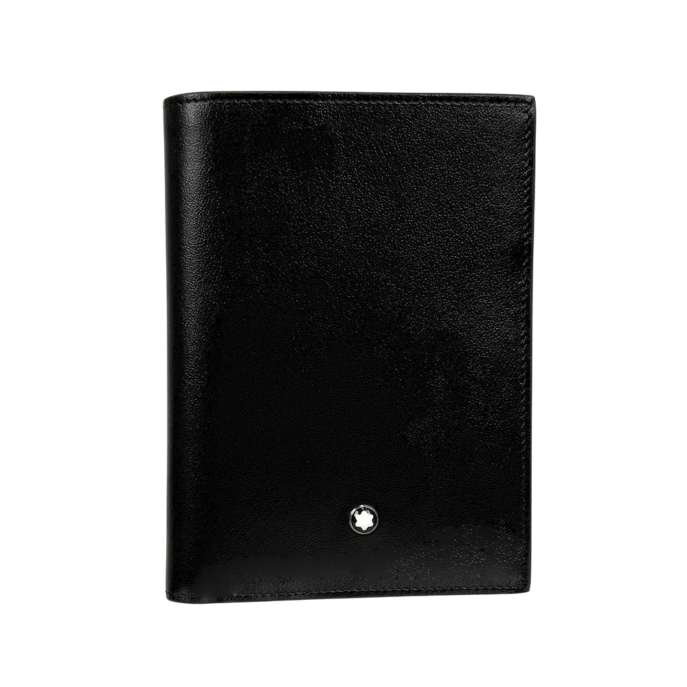 Montblanc 萬寶龍 Meisterstuck 大班系列7卡附證件袋小短夾/黑色, , large