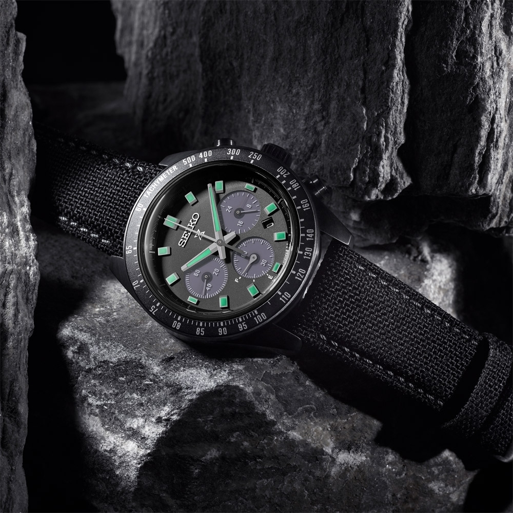 SEIKO 精工 SPEEDTIMER 黑潮夜視 太陽能計時錶 SSC923P1/V192-0AH0C, , large
