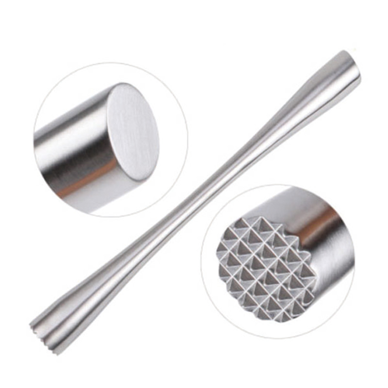 [巴果果]不鏽鋼碎冰棒 碎冰錘 檸檬汁搗壓棒 搗汁棒 壓汁棒 荷搗碎棒BY155-02, , large