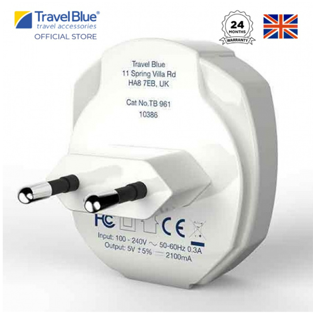 TB961 Wall USB Charger-Europe, , large