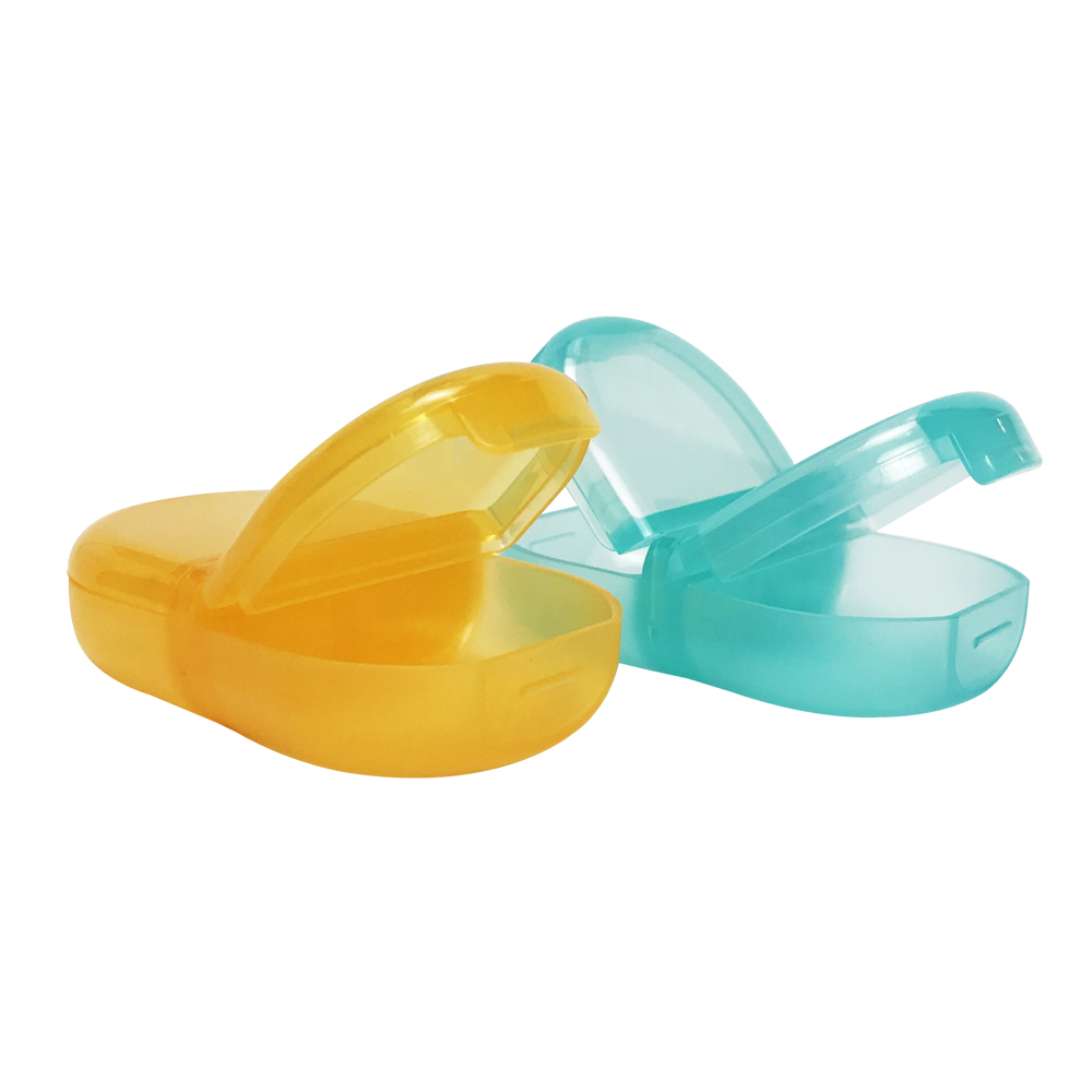 GS MALL 1組2入 隨身收納藥盒 藥盒 保健藥盒 顏色隨機 收納藥盒 迷你藥盒 隨身藥盒 出行藥盒, , large