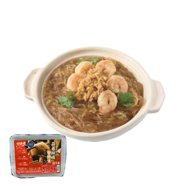 方便煮-蒜蓉鮮蝦粉絲煲, , large
