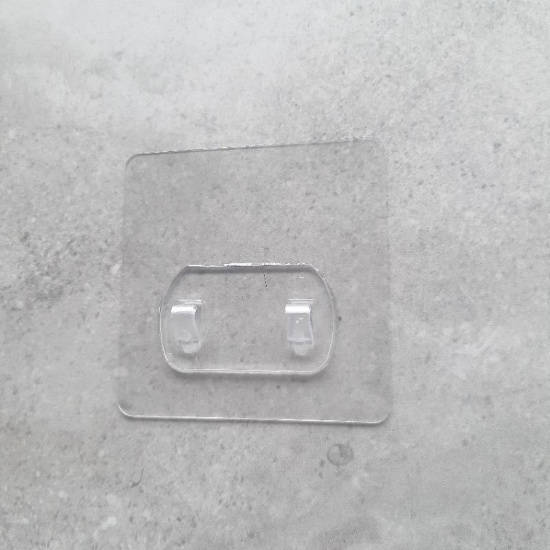 [熊好貼國際]大吹風機架替換專用貼片 凹凸不平整老舊牆面選超黏)平整光滑牆面（選重覆貼) 無痕掛勾掛鉤無痕掛勾, , large