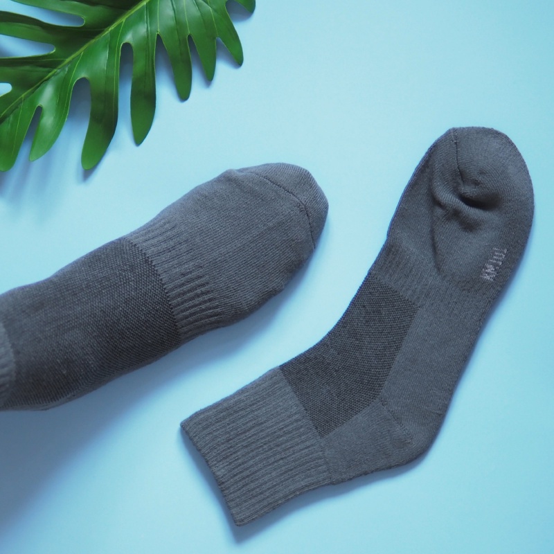 [Kaimei Cotton] Five pairs of MIT high-quality pure cotton sports air cushion socks made in Taiwan, , large
