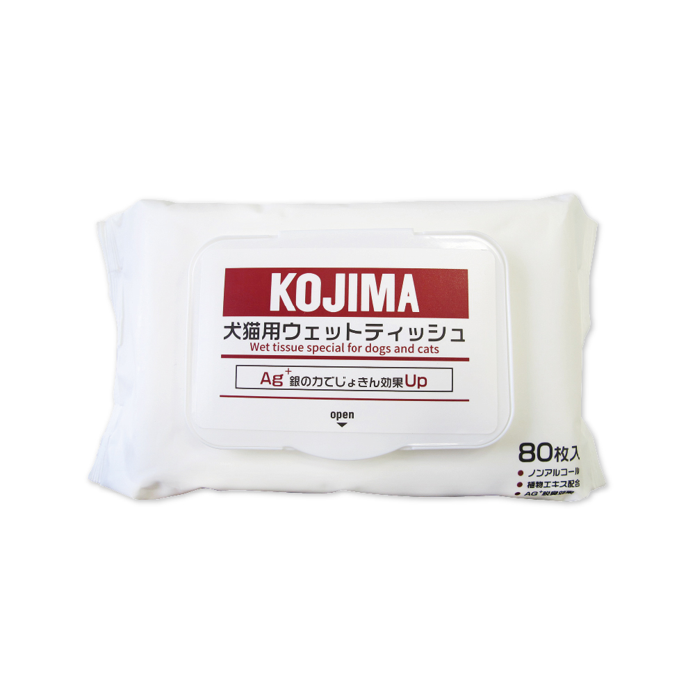KOJIMA Pet Wet tissue 80pcs, , large