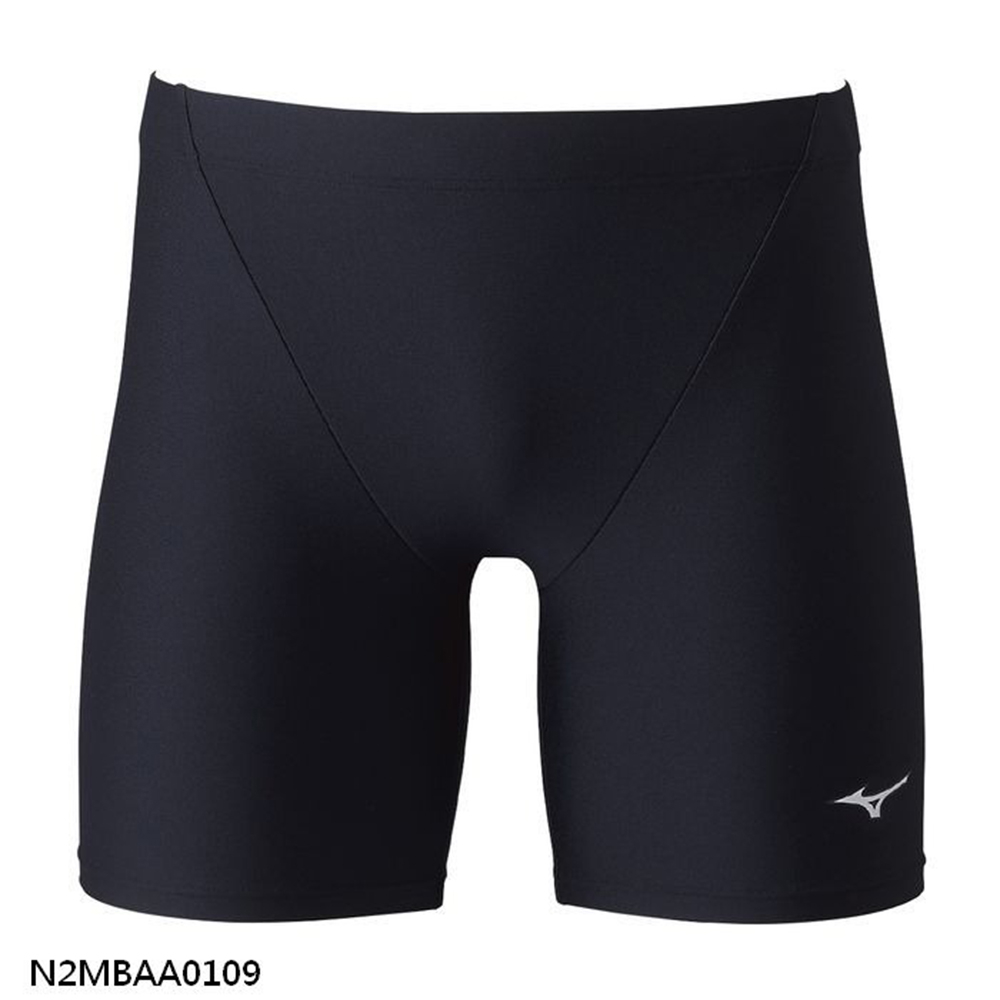 MIZUNO SWIM BASIC 男泳褲 黑色 藍色 彈性纖維 素面泳褲 N2MBAA01 23FWO 【樂買網】, , large