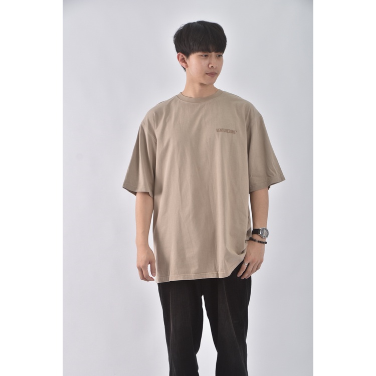 (2XL) 【范姜彥豐私服】venturesome男裝棉質文字粉色短袖上衣二手衣, , large