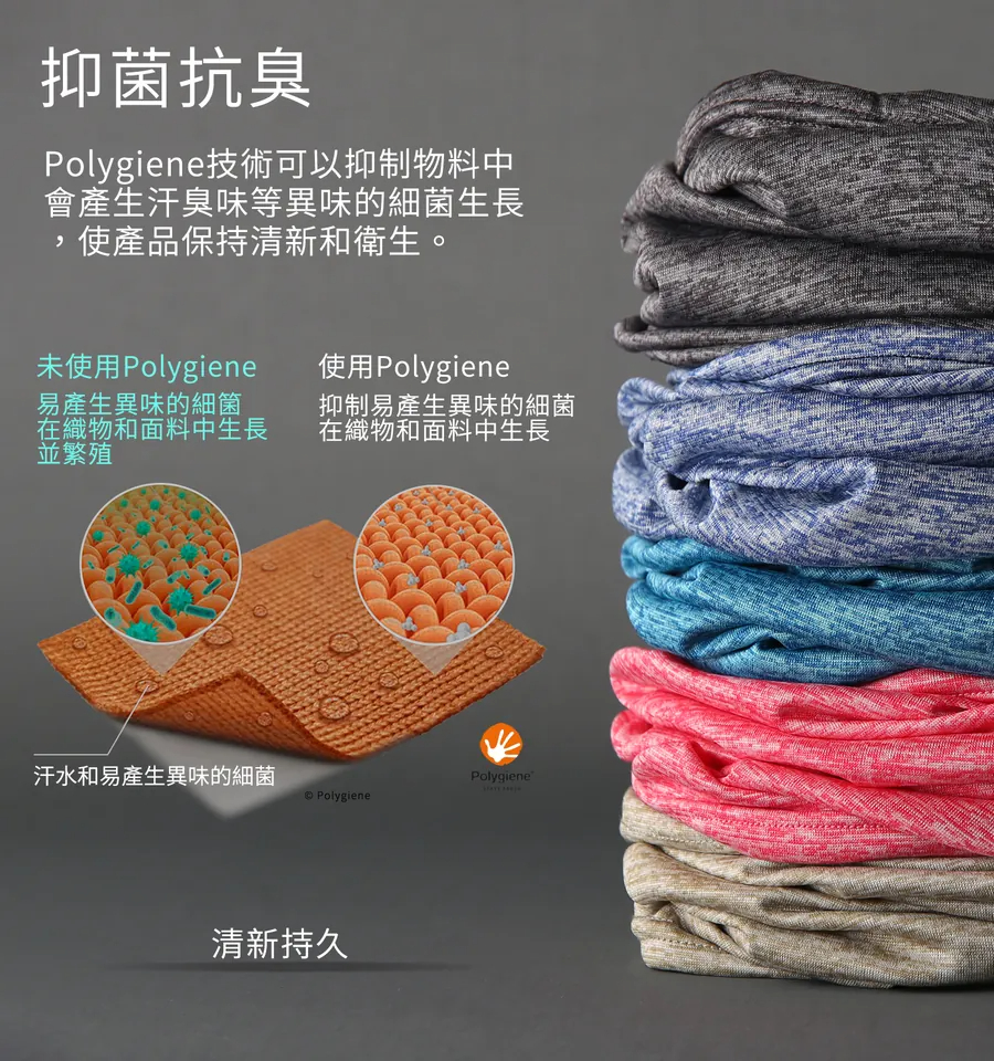 Litume F338 銀離子抗臭吸濕排汗頭巾 卡其, , large