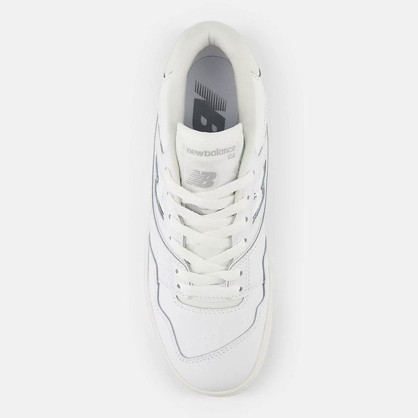 Kixpress-New Balance 女 休閒鞋 B楦 復古 經典 簡約 NB 550 皮革 百搭 穿搭 白 [BBW550EC], , large