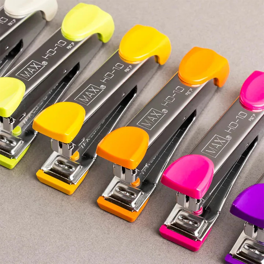 【龍品文創】美克思 MAX  HD-10 訂書機-1台-顏色隨機出貨, , large