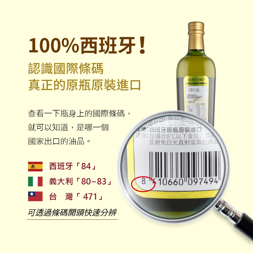 【囍瑞 BIOES】純級 100% 純橄欖油 (750ml)*3瓶, , large