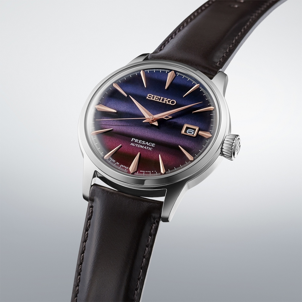 SEIKO 精工 PresageSTAR BAR 紫色日落聯名機械錶 SRPK75J1/4R35-06F0P, , large
