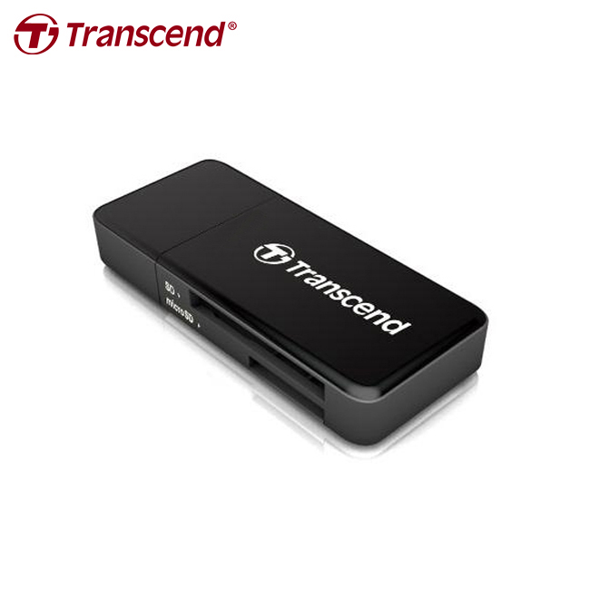 【Transcend】RDF5 黑色 USB 3.1 micro SD SDXC SDHC 記憶卡 讀卡機, , large