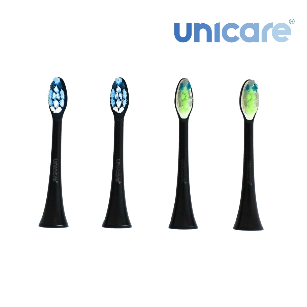 [unicare®]音波電動牙刷原廠替換刷頭四入組(多款顏色可選), , large