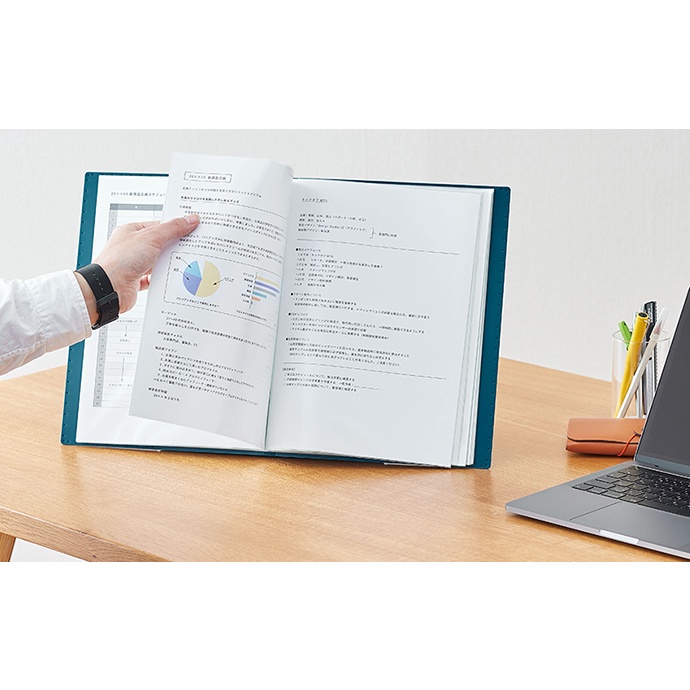 【KING JIM】JILITZ 站立型資料夾 20頁 (多色) 8832鵝黃, , large