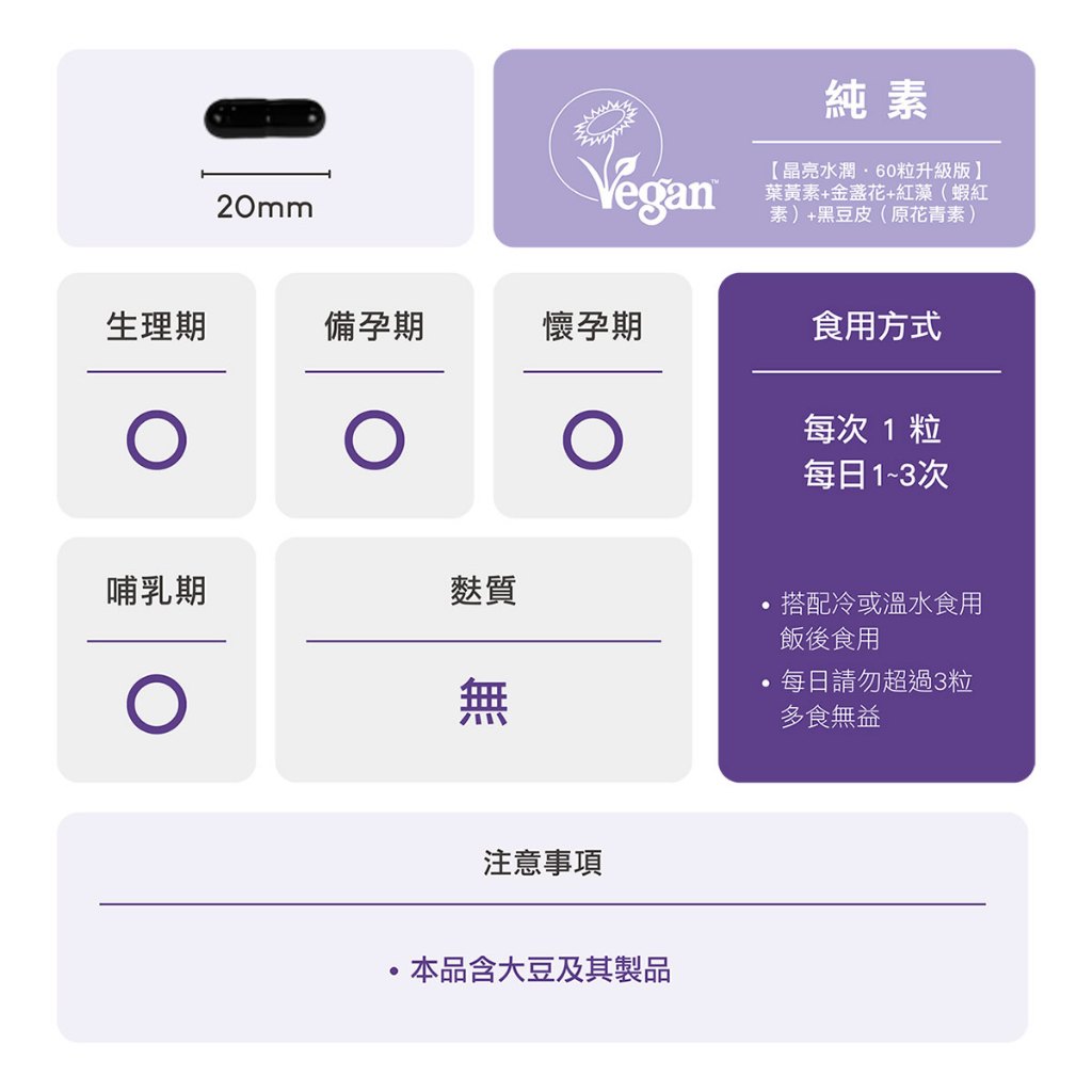 [naturgy]Lutein + Marigold Extract  + Red Algae Extract(Contain Astaxanthin)  + Black Soybean Hull Extract(Contain Proanthocyanin)  , , large