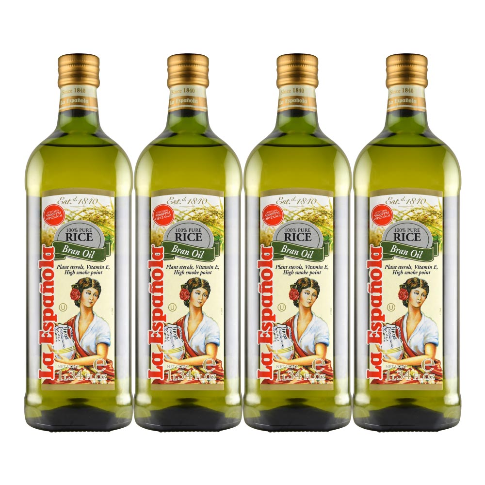 La Espanola brown rice oil 1000ml*4 pieces, , large