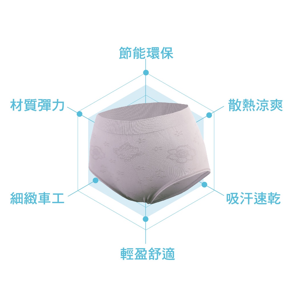 【AREXSPORT台灣製】P031 涼感內褲 加大碼涼感內褲 中高腰 無痕內褲 涼感女三角 大碼內褲 大尺碼三角內褲, , large