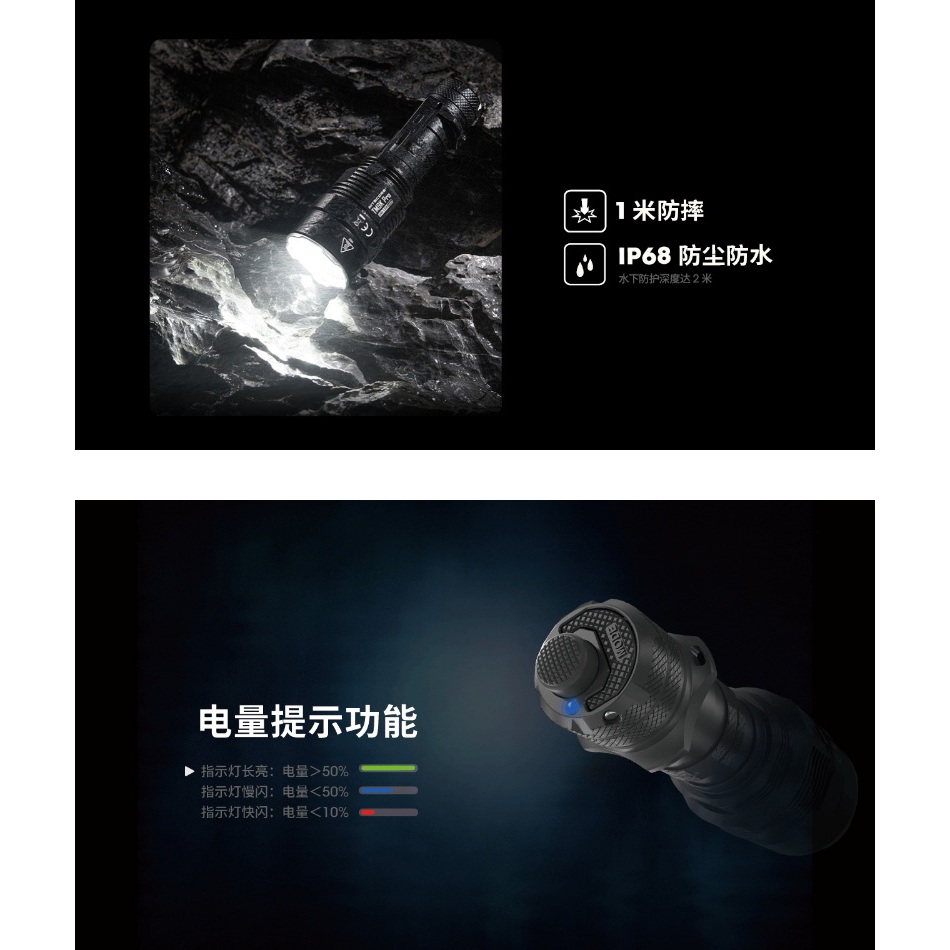 【電筒王】Nitecore TM9K PRO/TAC 9900流明 510米 強光戰術手電筒 一鍵流明盾 戰術雙尾按, , large