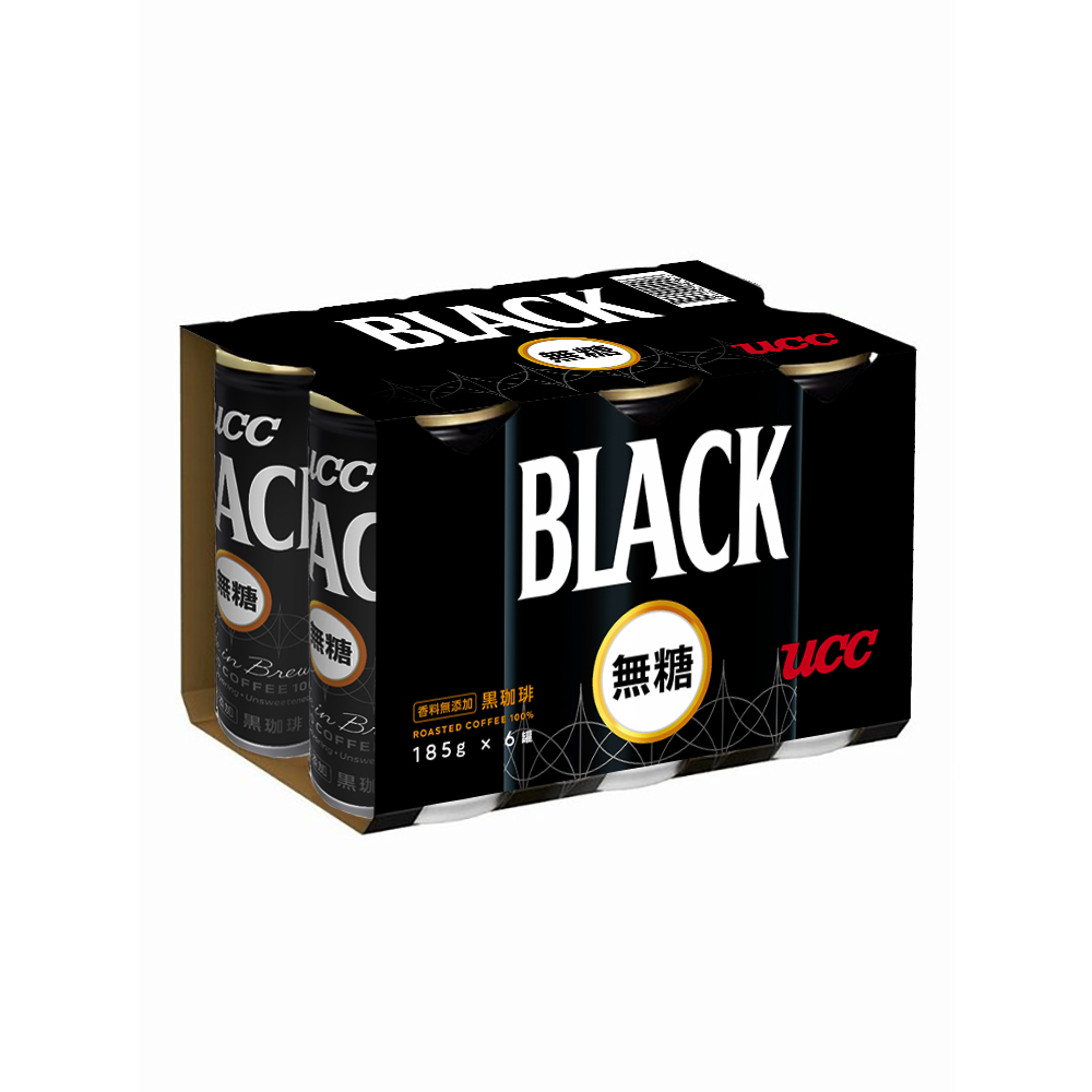 UCC Black Coffee Can184ml, , large