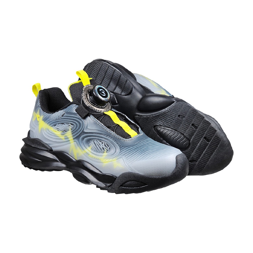 DIADORA迪亞多那 犀牛大童運動鞋 童運動鞋 童鞋 寬楦 透氣 保護後跟 吸震 減壓 健康鞋墊 止滑 灰藍 灰黑, , large