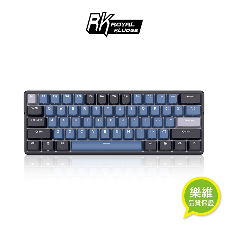 RK 60% 61 key RGB Mechanical Keyboard ( Yellow switches ), , large