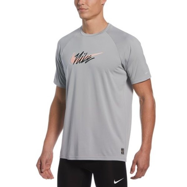 NIKE SCRIPT LOGO 成人男性短袖防曬衣 抗UV DRI-FIT 運動上衣 NESSC653 【樂買網】, , large