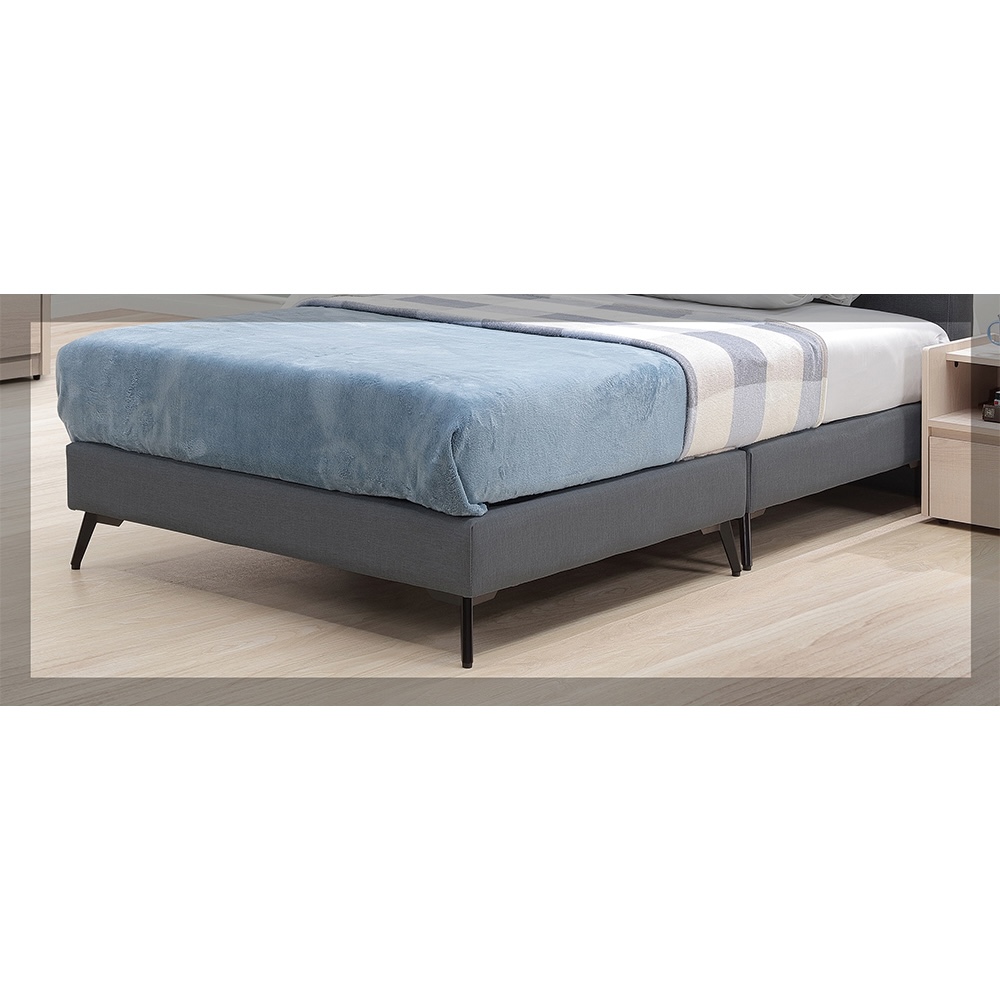 【唯熙傢俱】卡特岩灰色3.5尺貓抓皮床底, , large