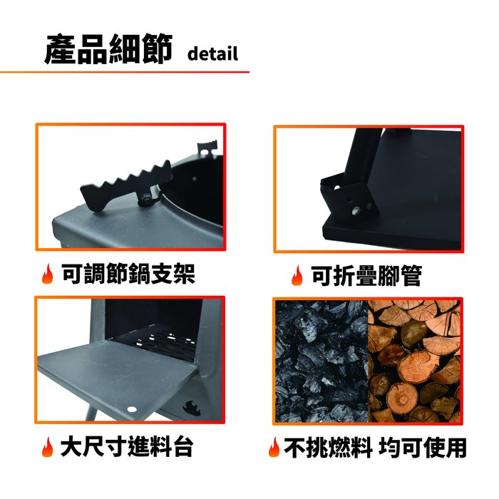 Portable Wood Stove, , large