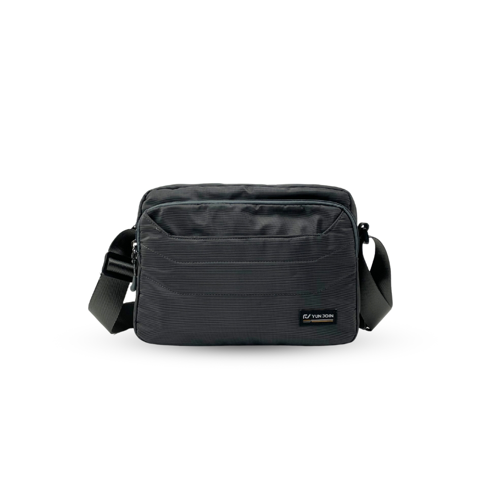 【YUNJOIN】Tech Horizontal Multi-Layer Crossbody Bag, , large