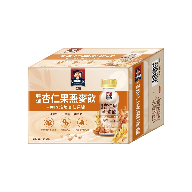 Quaker Almond Oats Drink, , large