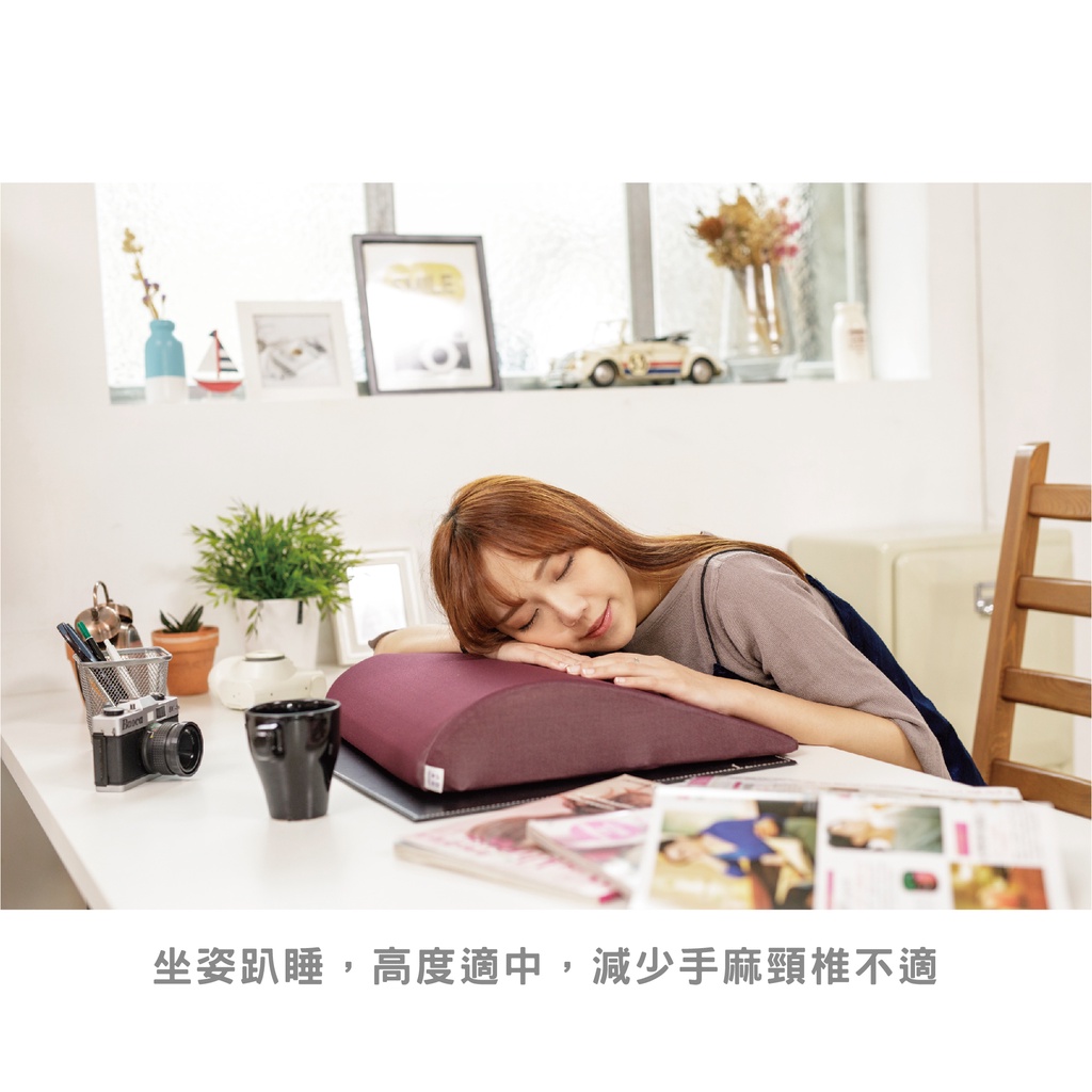 ｜枕心可水洗｜4D空氣纖維舒腰枕(黑)  頭枕 椅靠枕 超透氣, , large