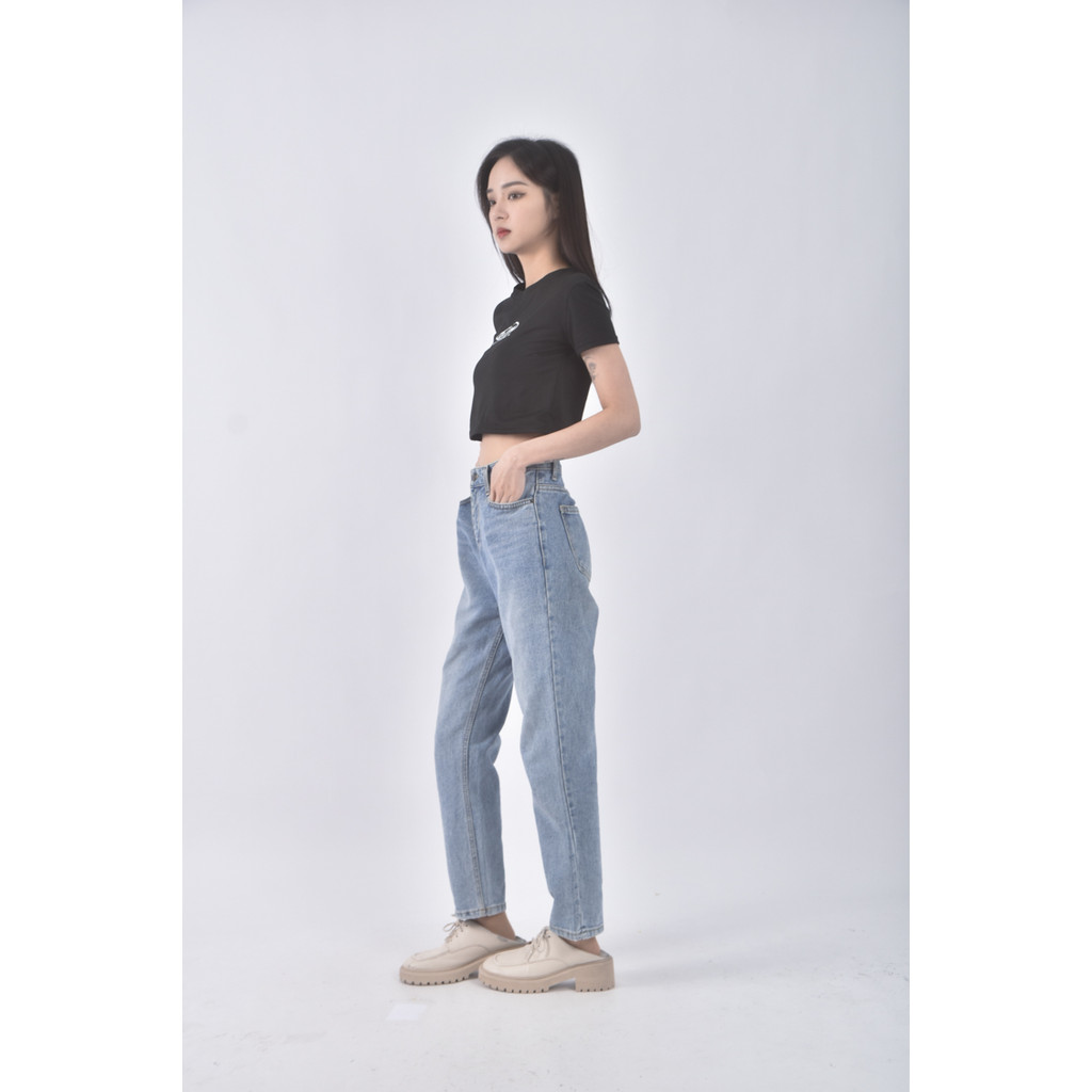 (M) miss jeans高腰丹寧牛仔藍色長褲二手衣, , large