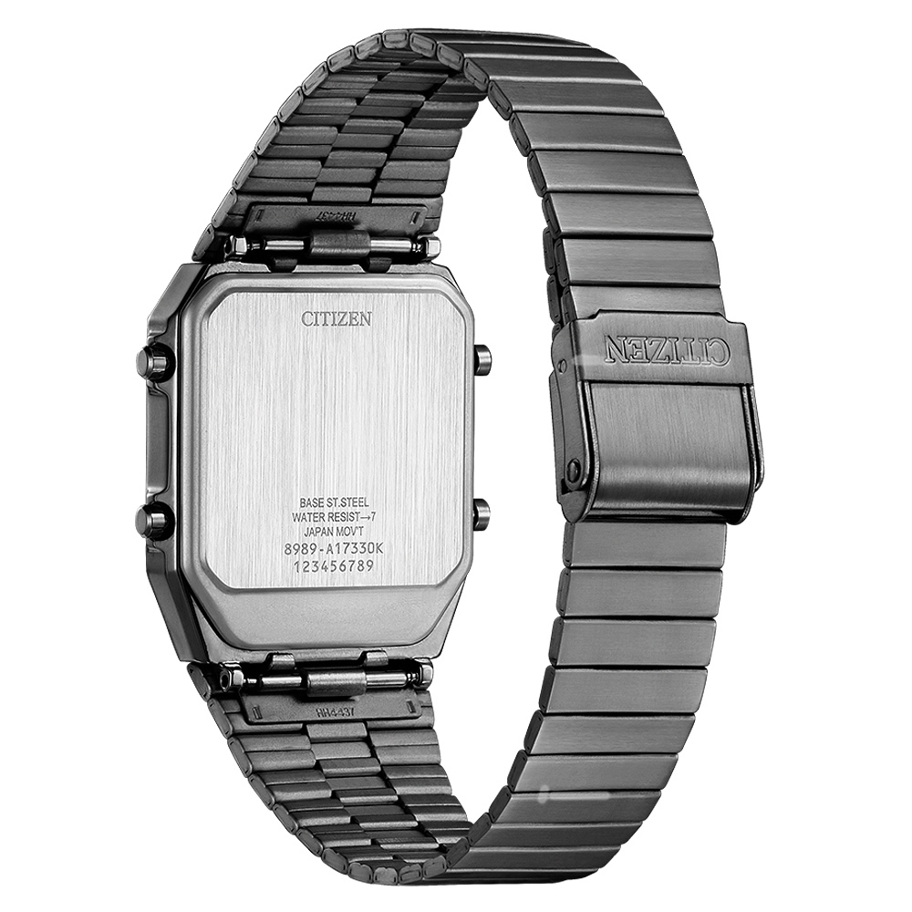 CITIZEN 星辰 夜光型者 ANA-DIGI TEMP 80年代復古設計手錶 JG2147-85X, , large