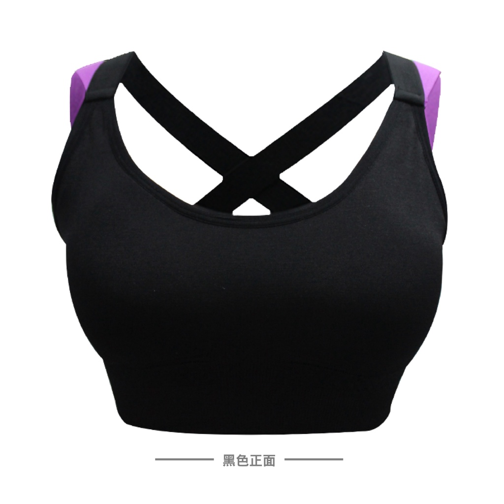 【AREXSPORT】AS-7360 運動內衣 瑜珈內衣 健身內衣 少女內衣 撞色後交叉運動內衣（可抽胸墊）學生內衣, , large