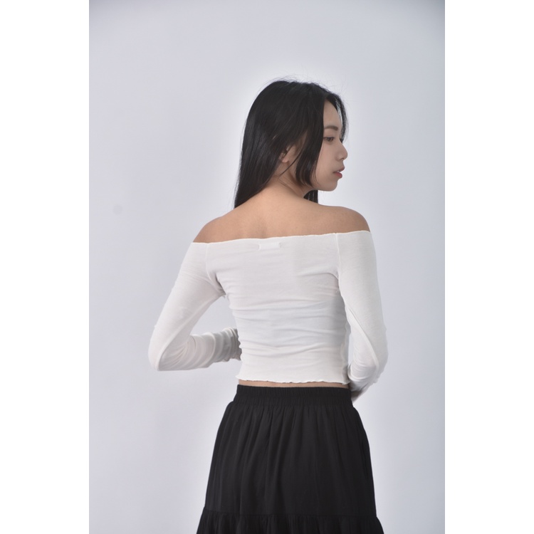 (S) 【安于晴Charlene私服】hellomi studio質感白色長袖上衣二手衣, , large