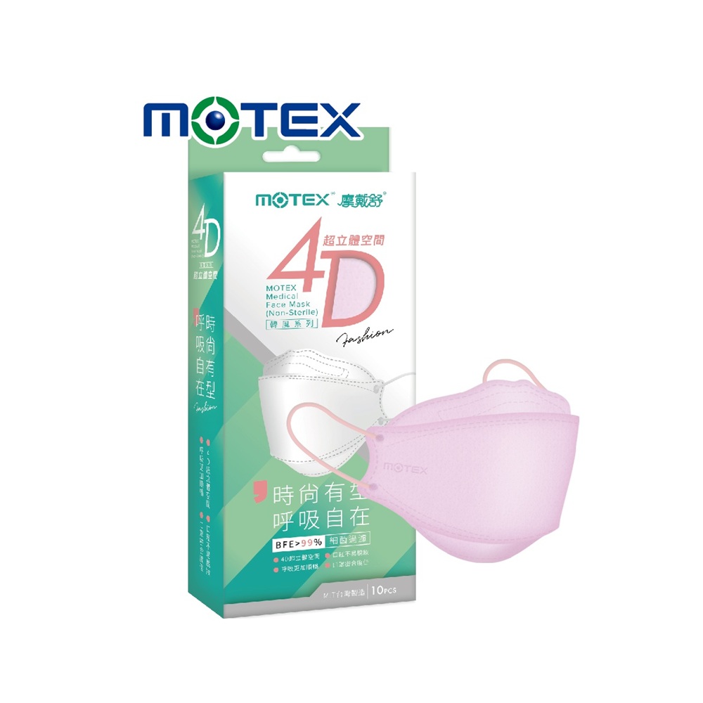 MOTEX PROCEDURE FACE MASK(Pink)(Non-sterile), , large