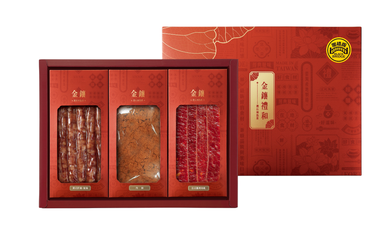 黑橋牌金鑲心意禮盒, , large